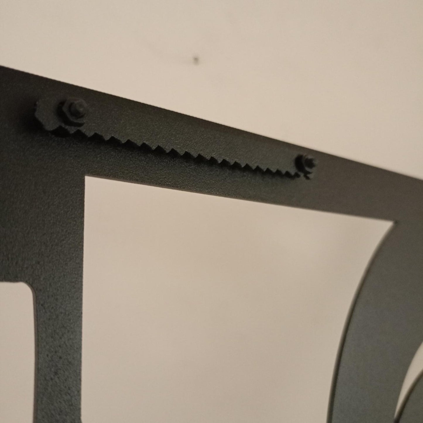 Black Metal Mountain Lake Wall Art: Rustic Cabin Decor