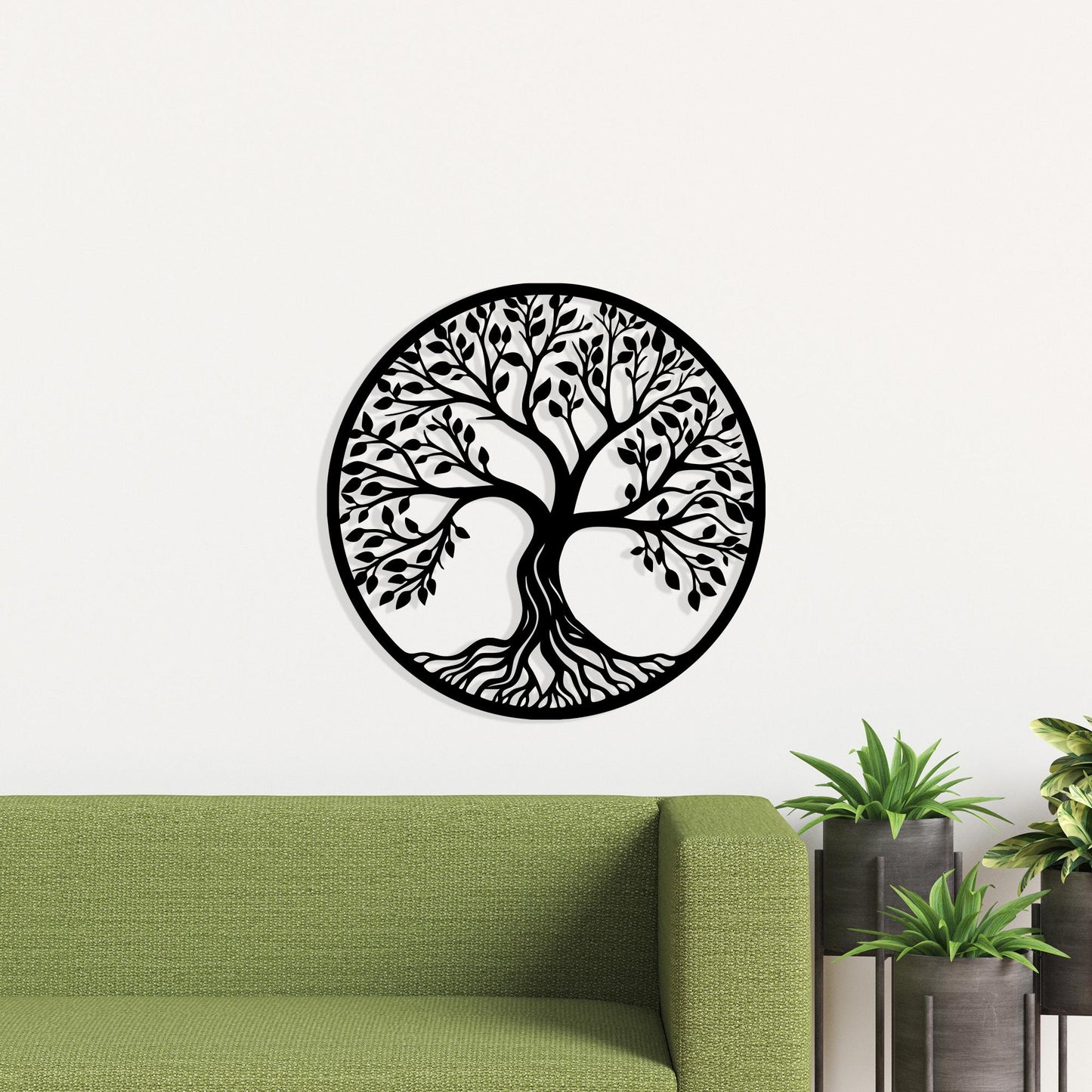 Tree of Life Metal Wall Art - Boho Spiritual Decor for Living Room, Housewarming Gift